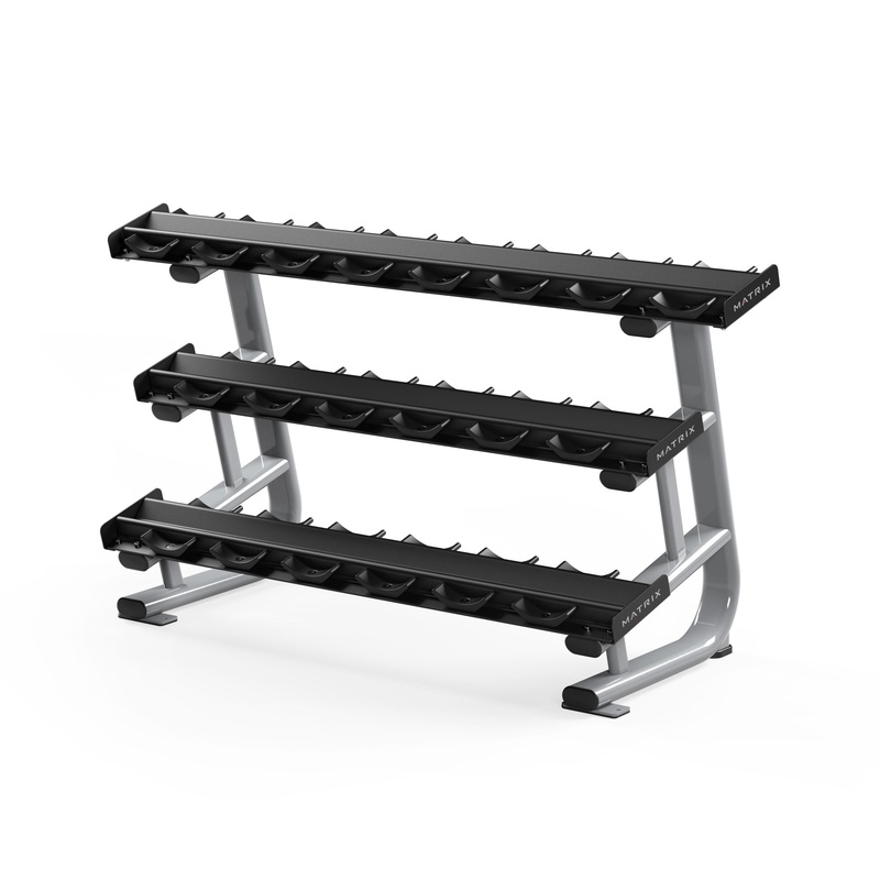 Magnum Bench Racks Matrix Magnum 10-Pair Studio Pro-Style Dumbbell Rack - Power Your ...